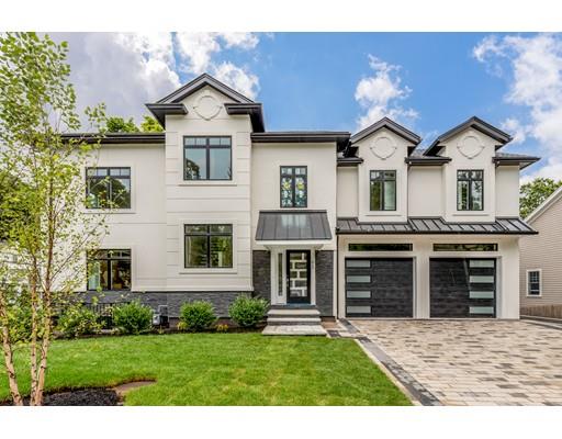 93 Pond Brook Road Newton, MA 02467 - Photo 2 of 33 a front view of a house with a yard