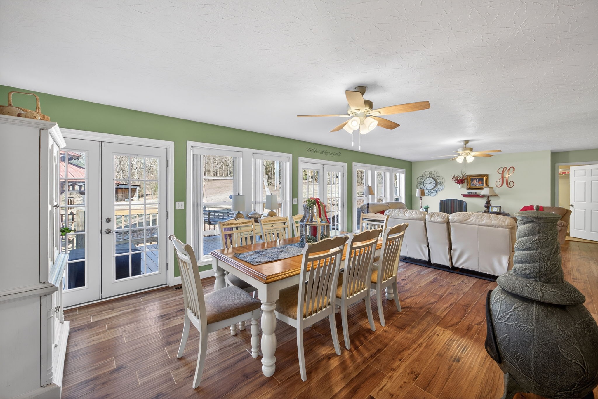 2895 Free State Road Gainesboro, TN 38562 - Photo 23 of 42 a view of a dining room with furniture window and wooden floor
