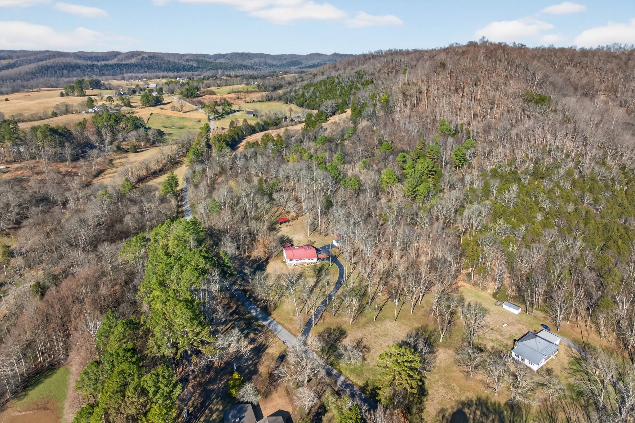 2895 Free State Road Gainesboro, TN 38562 - Photo 36 of 42 a view of a forest with mountains in the background