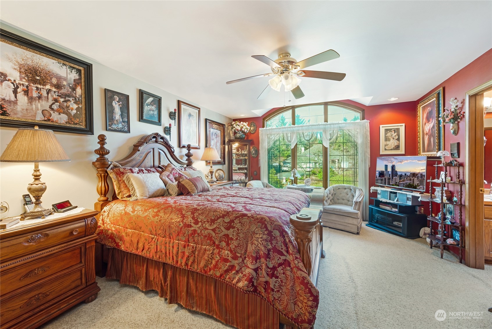 2914 184th Place Southeast Bothell, WA 98012 - Photo 19 of 40 a bedroom with a bed and a large window