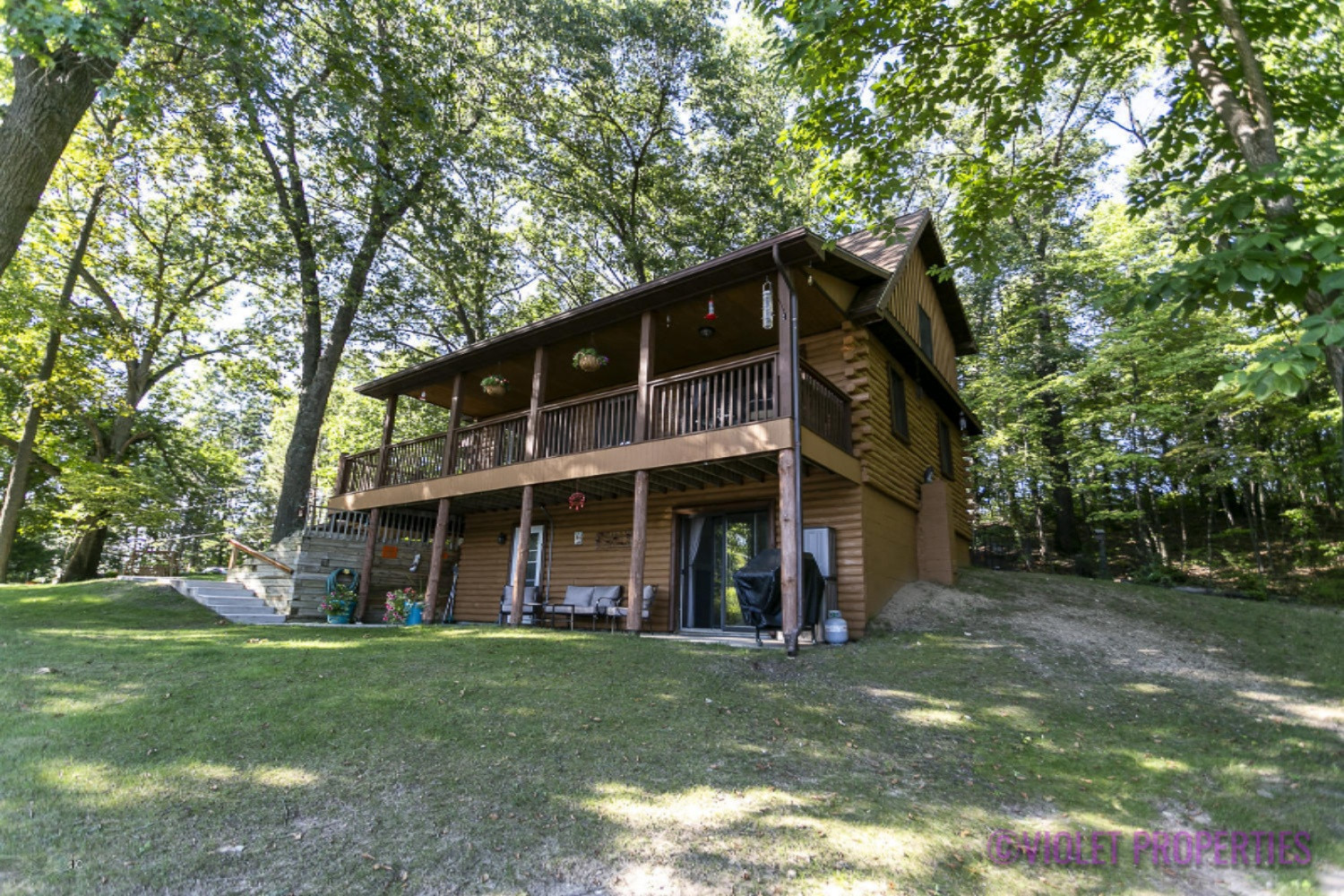 7847 Marsh Road Plainwell, MI 49080 - Photo 16 of 45 Lake Front Log Home For Sale 2 Acres