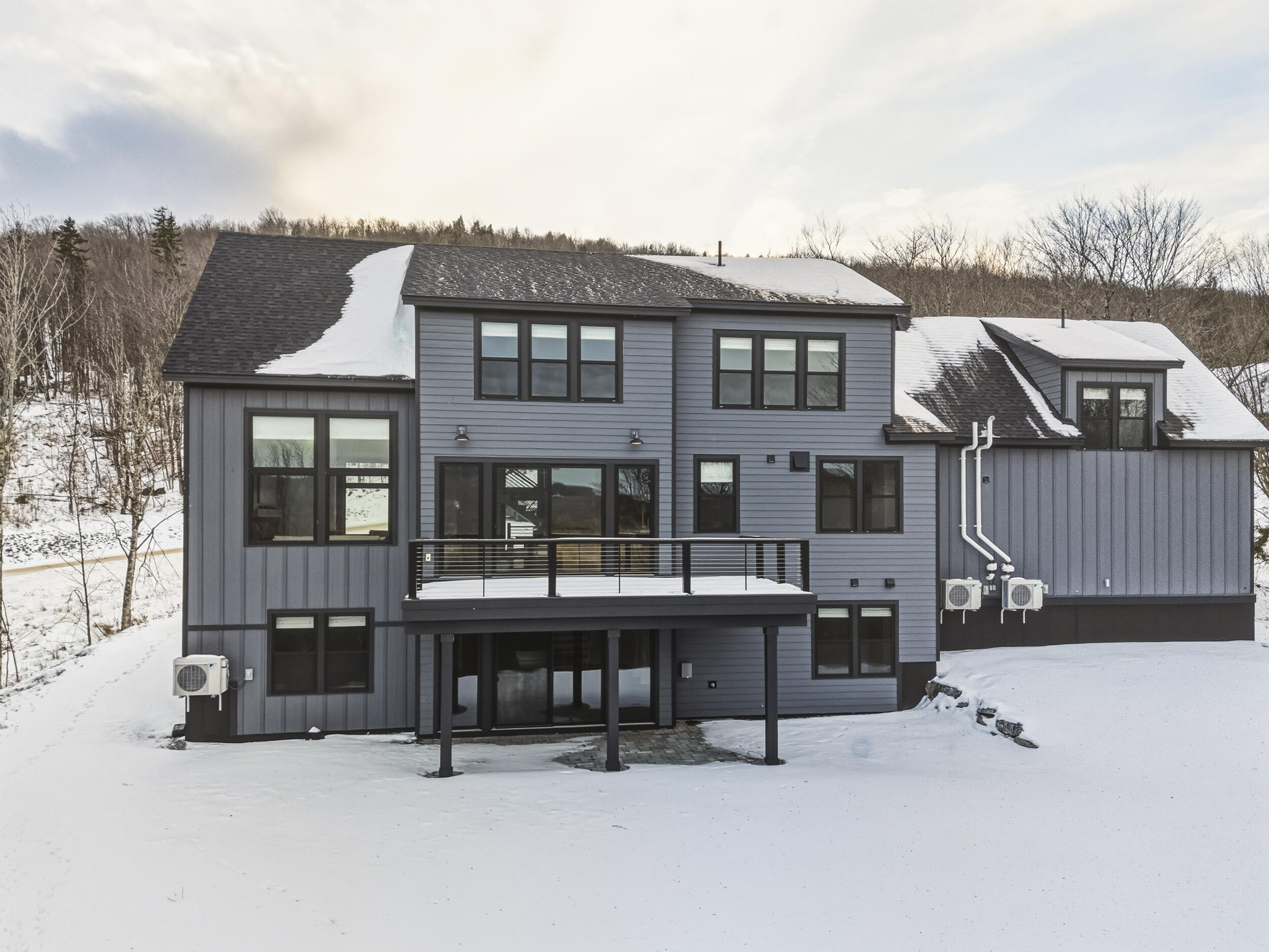 121 Morganite Way Newry, ME 04261 - Photo 63 of 76 Winter Exterior Back