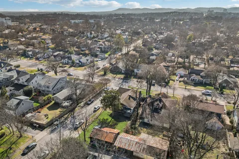 an aerial view of city