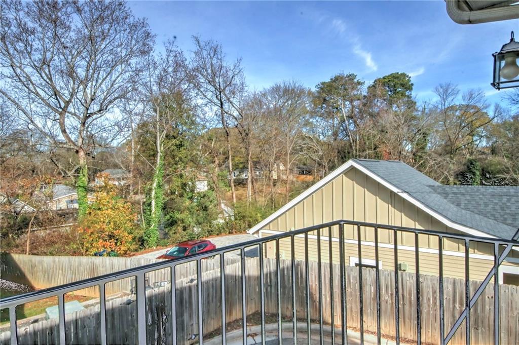 2042 Bolton Road Northwest Atlanta, GA 30318 - Photo 28 of 30 a view of a balcony with a pot