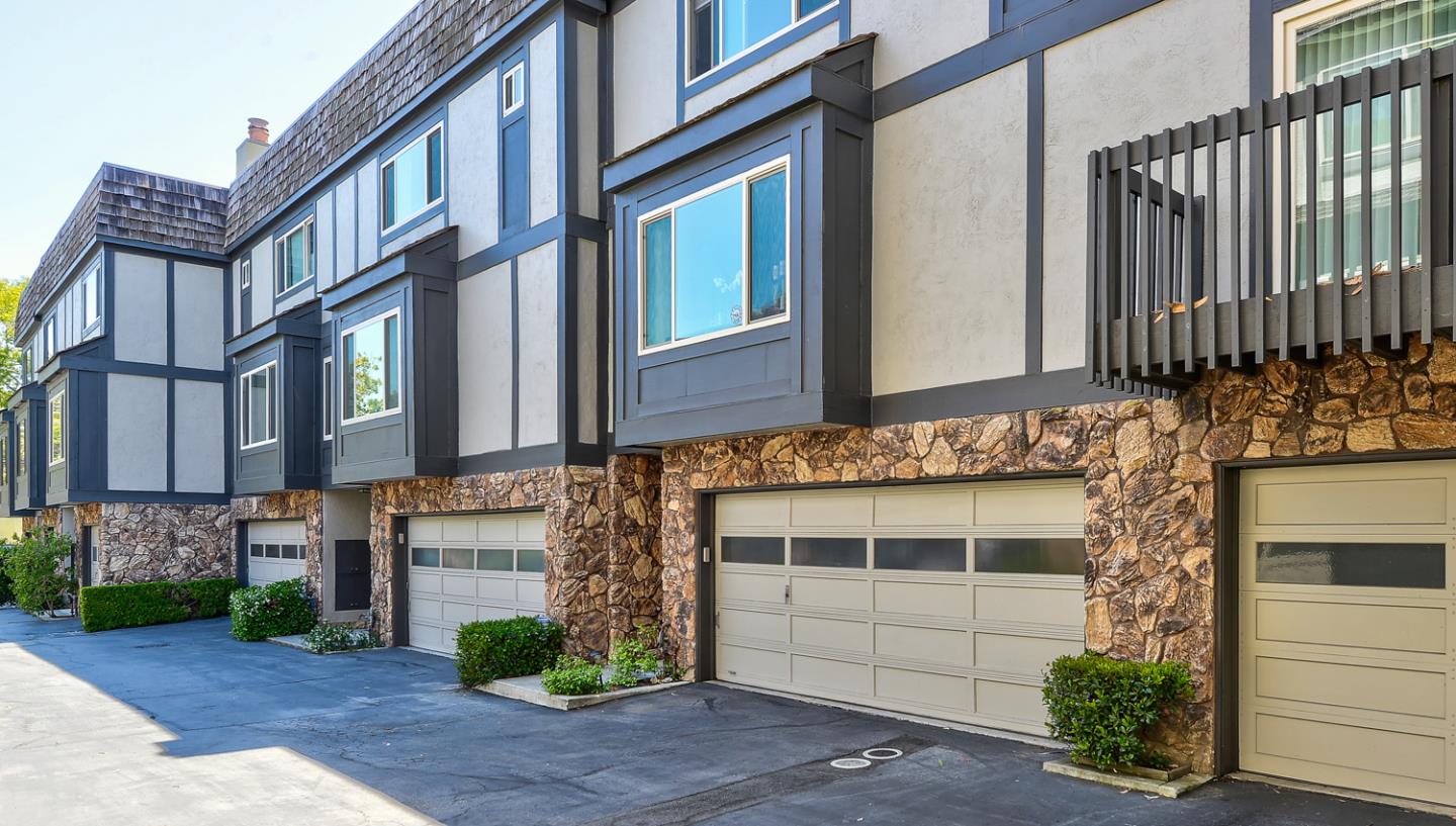 33 Park Road, Unit 10 Burlingame, CA 94010 - Photo 36 of 41 a front view of a building and a garage