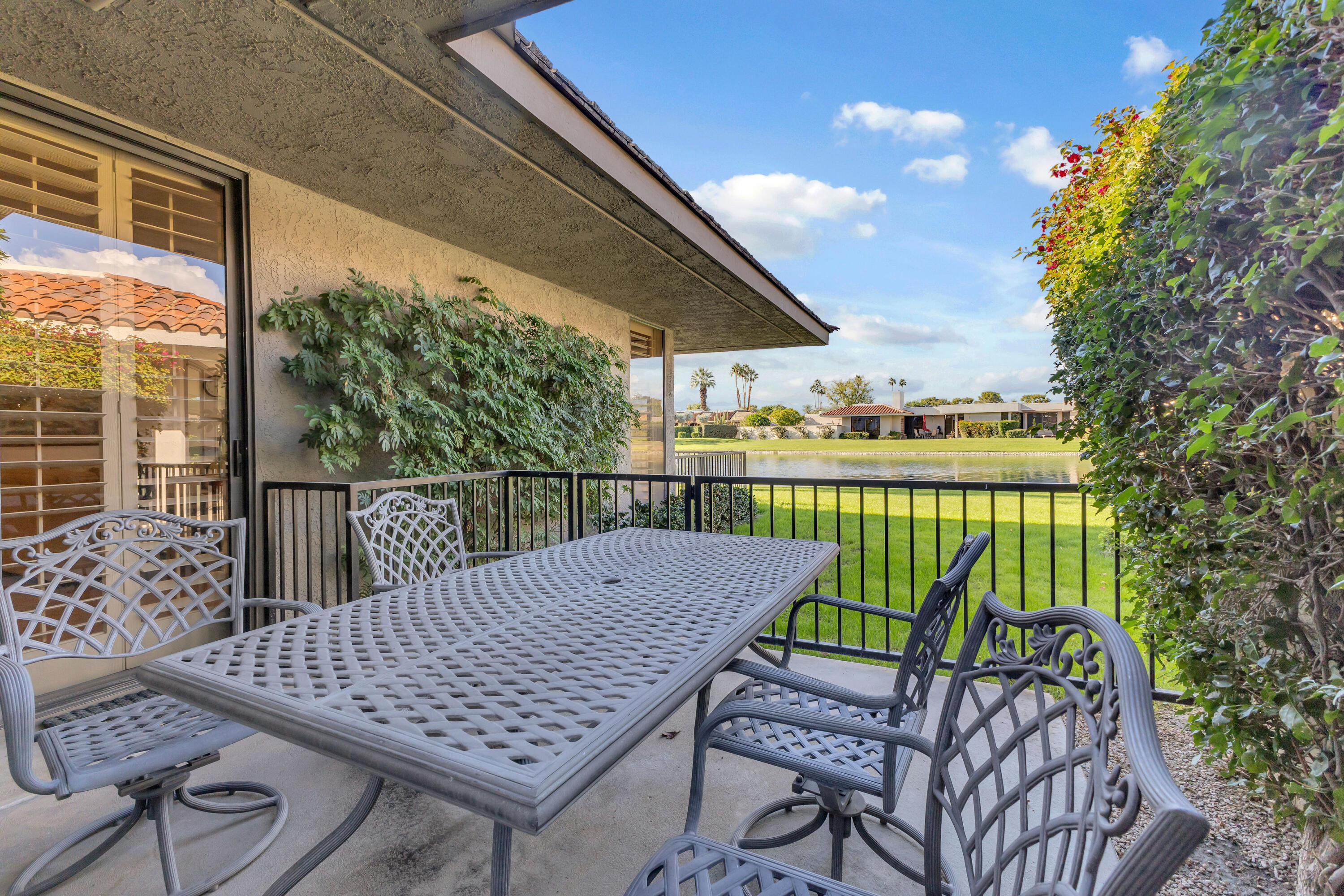 10 Colgate Drive Rancho Mirage, CA 92270 - Photo 36 of 49 a view of balcony with wooden floor