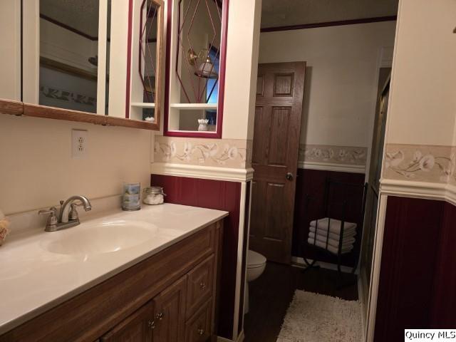704 Orchard Lane Carthage, IL 62321 - Photo 12 of 36 a bathroom with a sink and a mirror