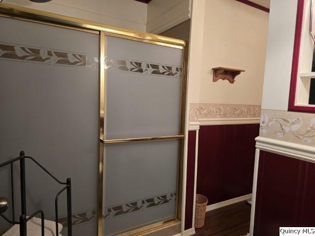 704 Orchard Lane Carthage, IL 62321 - Photo 10 of 36 a bathroom with a shower and a sink