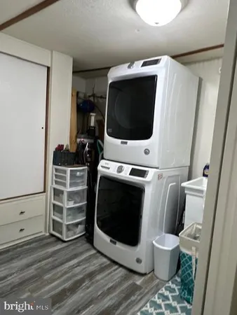 a view of a storage and utility room