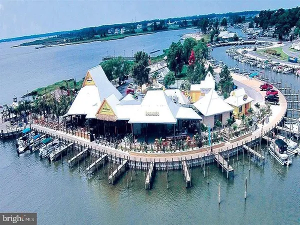 an outdoor space with seating