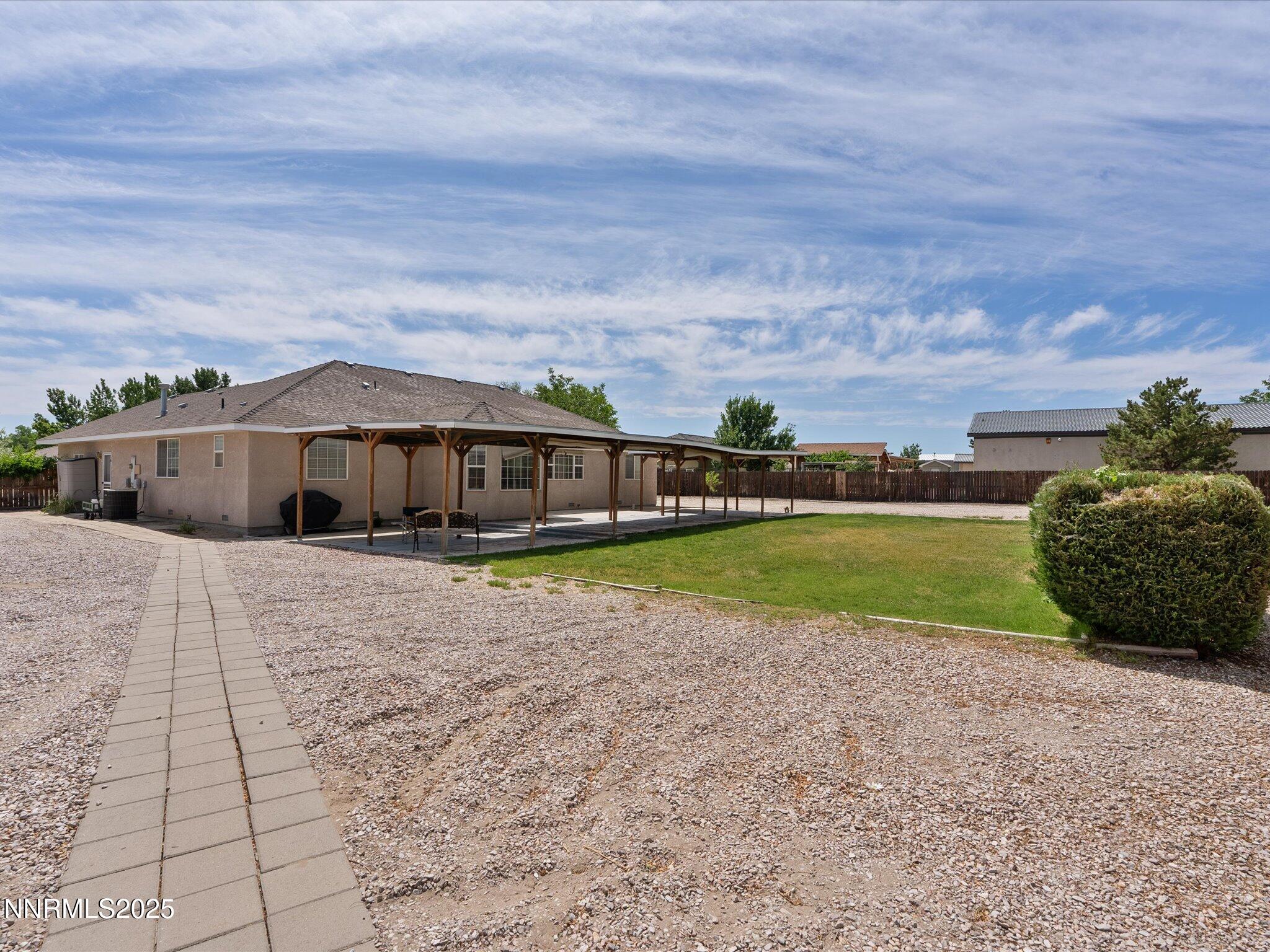 696 Sunrise Terrace Fallon, NV 89406 - Photo 45 of 65 a view of house with a garden and lake