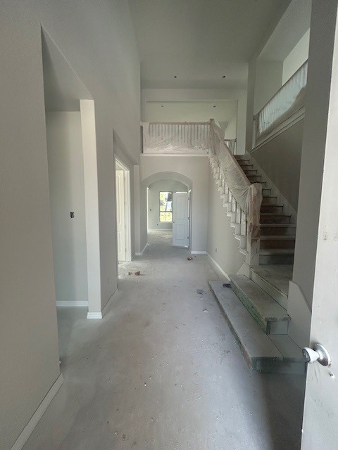 420 Ridgewell Loop Georgetown, TX 78633 - Photo 2 of 25 a view of entryway and hall with wooden floor