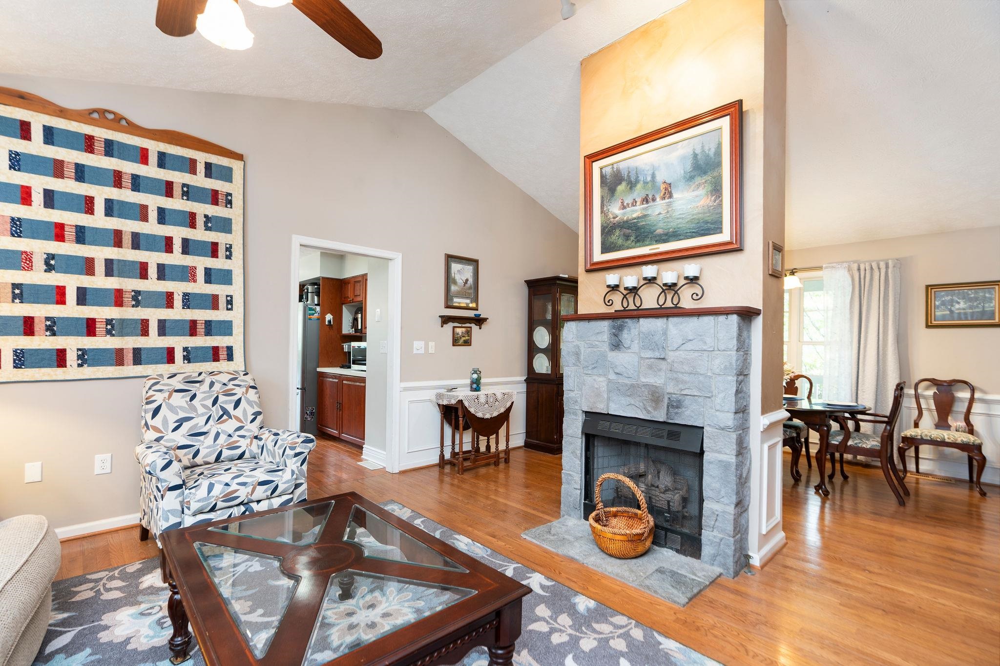 516 Estaline Valley Road Craigsville, VA 24430 - Photo 23 of 75 a living room with furniture and a fireplace
