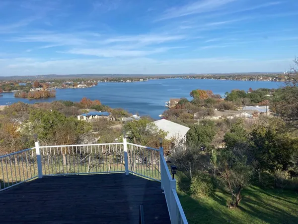 a city view from a balcony