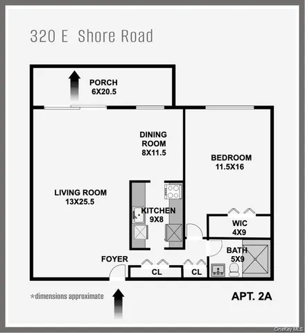 $4,000 | 320 East Shore Road, Unit 2A, Great Neck, NY 11023