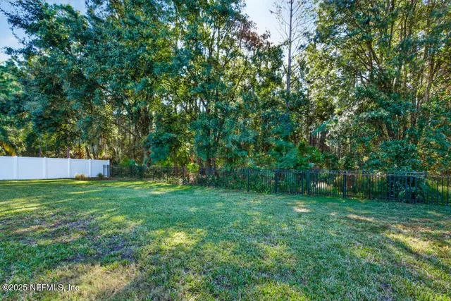 a view of an outdoor space and a yard