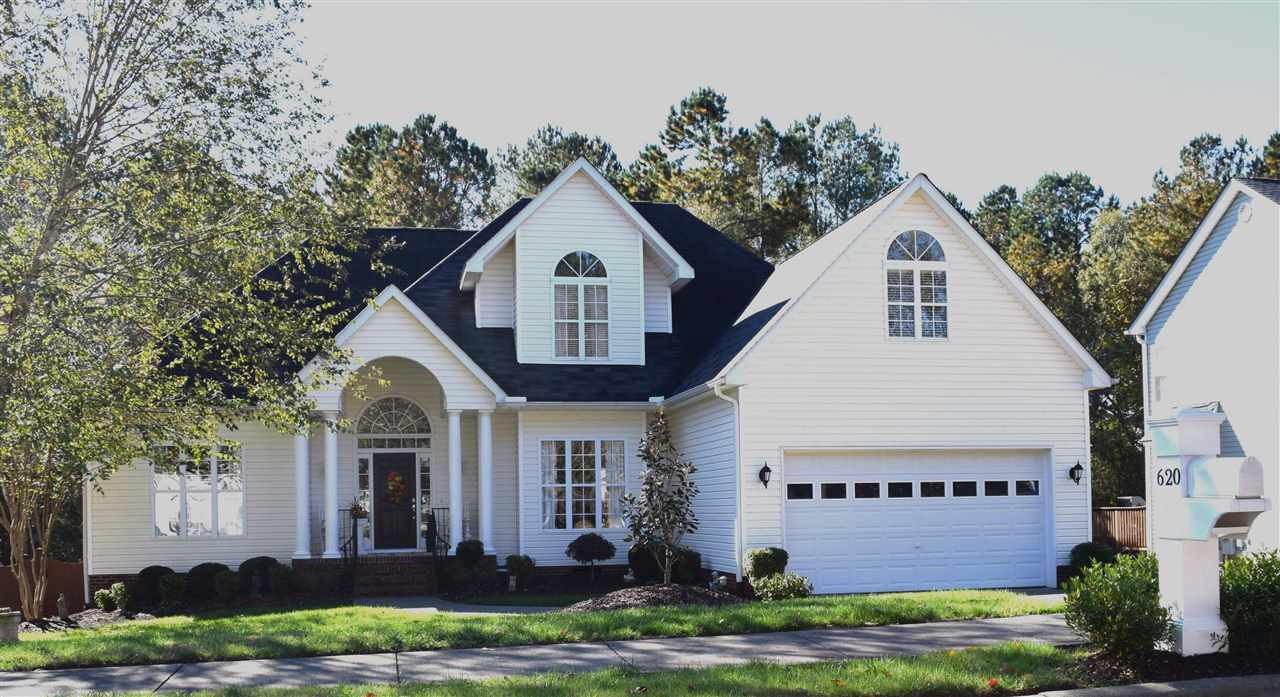 620 Middle Bridge Road Wake Forest, NC 27587 - Photo 1 of 25 Wonderful curb appeal at 620 Middle Bridge Exterior Front