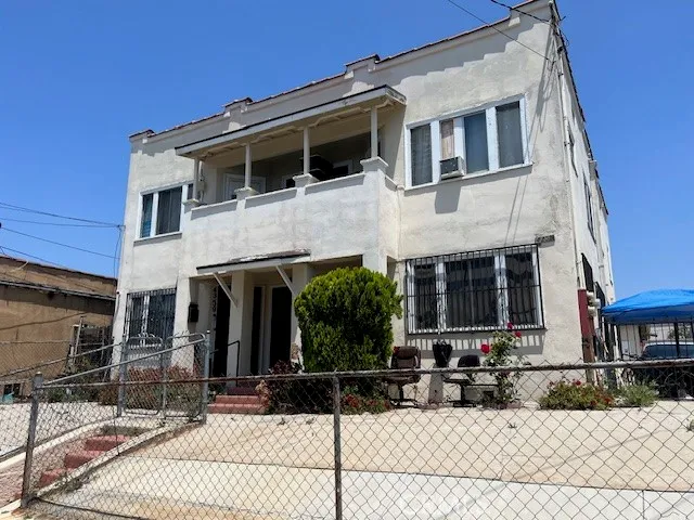 a front view of a house with windows