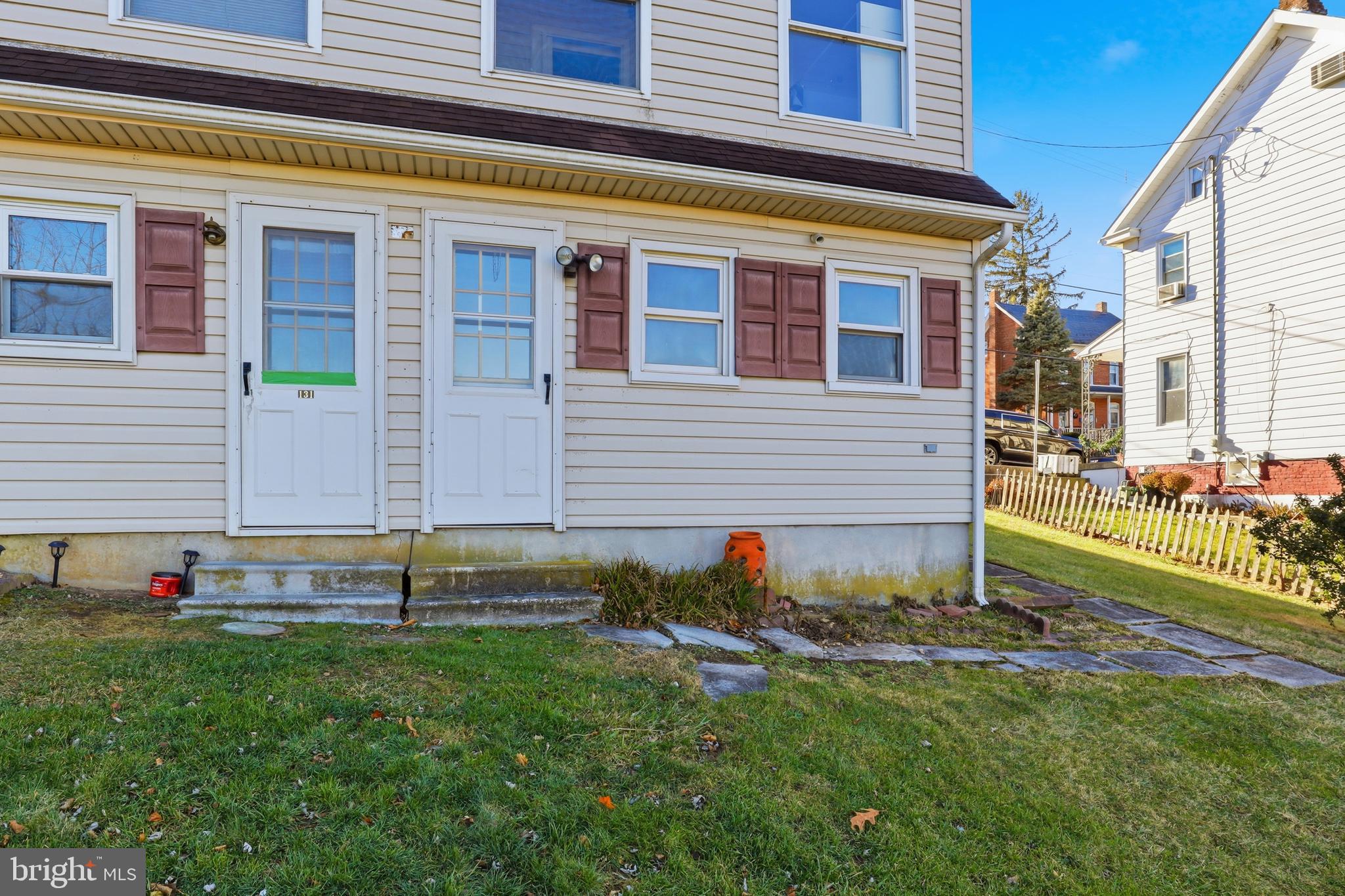 143 West Broad Street Yoe, PA 17313 - Photo 25 of 47 a view of a house with backyard and sitting area