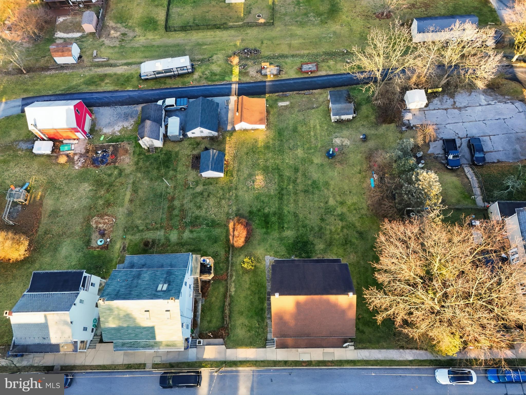143 West Broad Street Yoe, PA 17313 - Photo 39 of 47 an aerial view of houses with yard