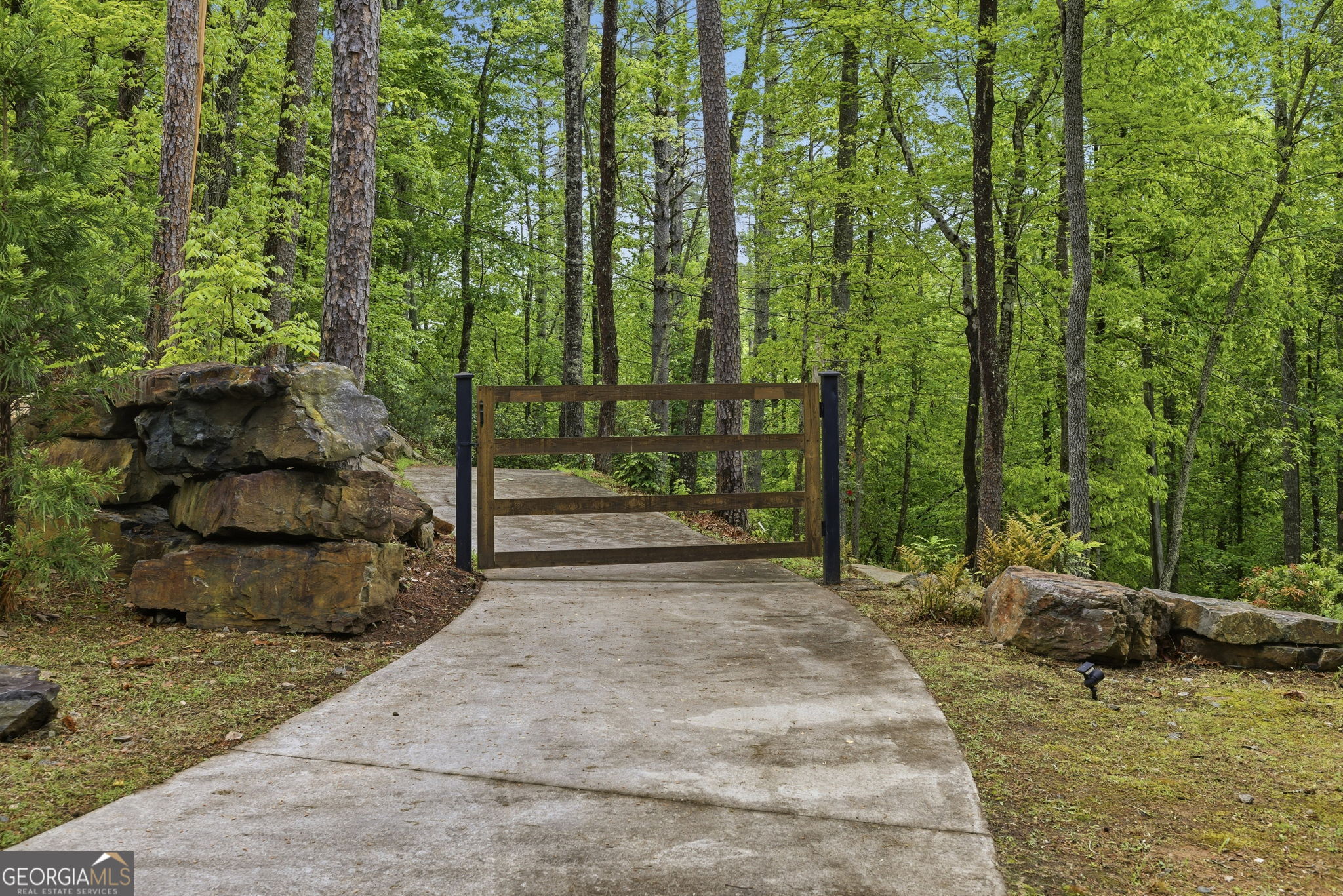 634 Little Hawk Road Sautee Nacoochee, GA 30571 - Photo 53 of 54 a view of backyard with green space