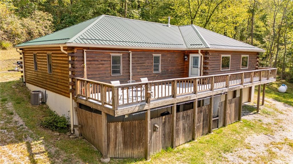 a front view of a house with balcony