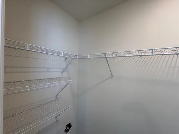 a view of a walk in closet