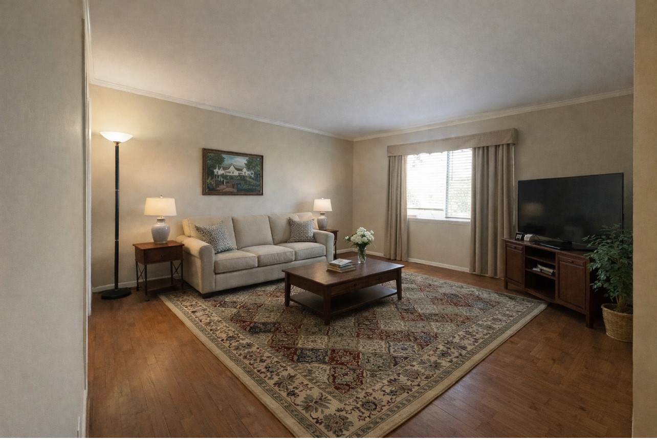 490 Cemetery Road Coldspring, TX 77331 - Photo 10 of 24 Virtually Staged Living Room