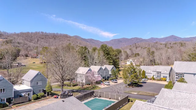 a view of a city with ocean