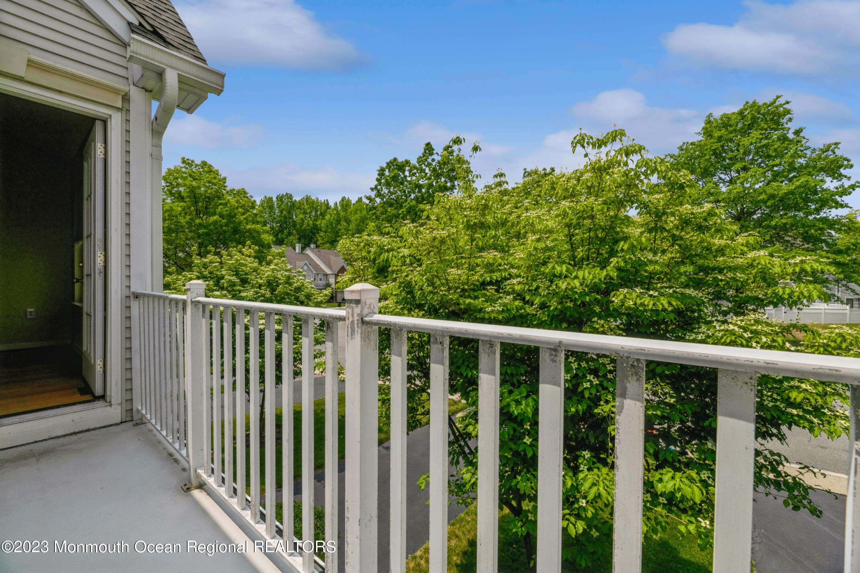 28 Painted Wagon Road Holmdel, NJ 07733 - Photo 19 of 30 Mstr BR Balcony