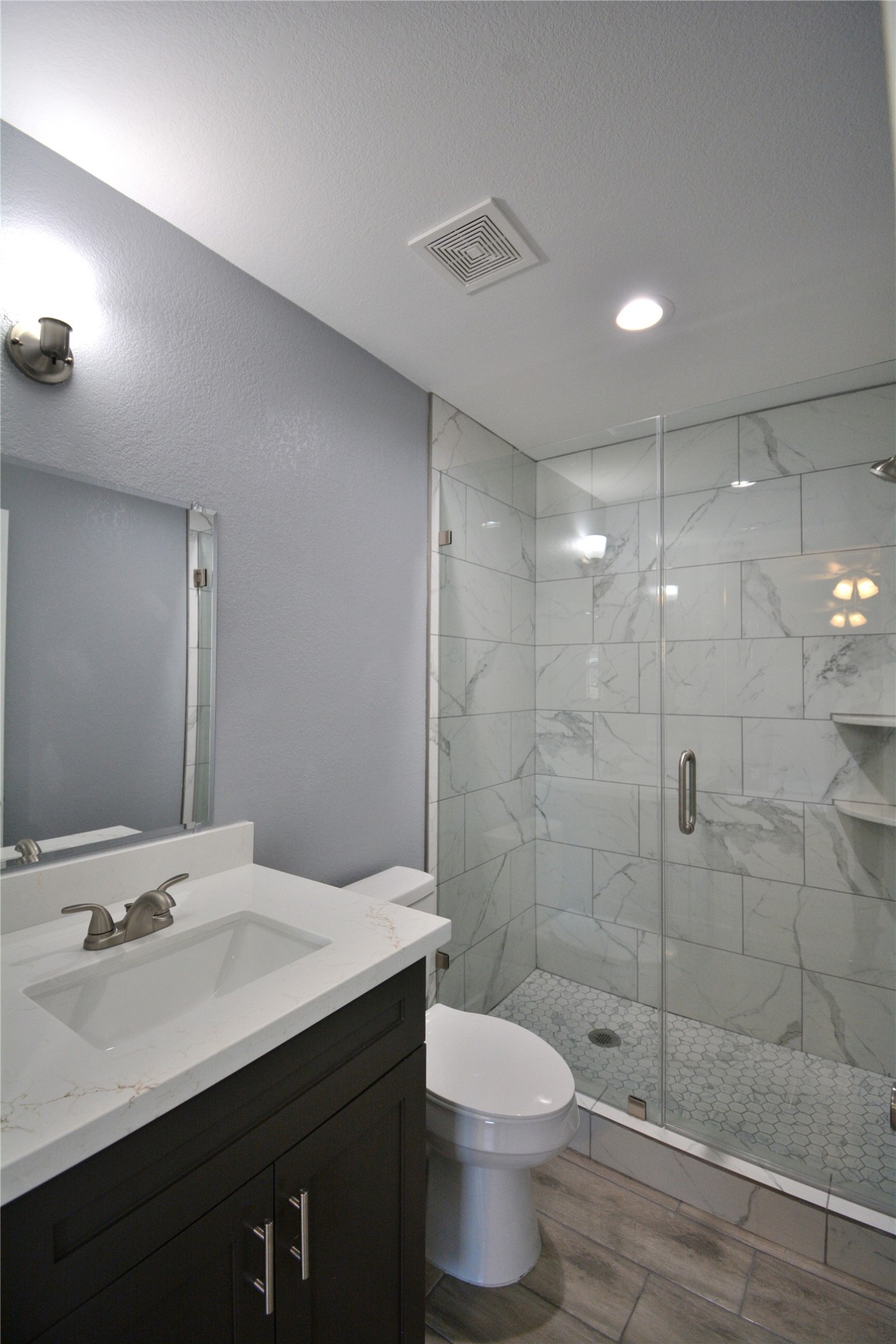 3335 Lafferty Road Pasadena, TX 77504 - Photo 5 of 13 a bathroom with a sink a toilet and shower