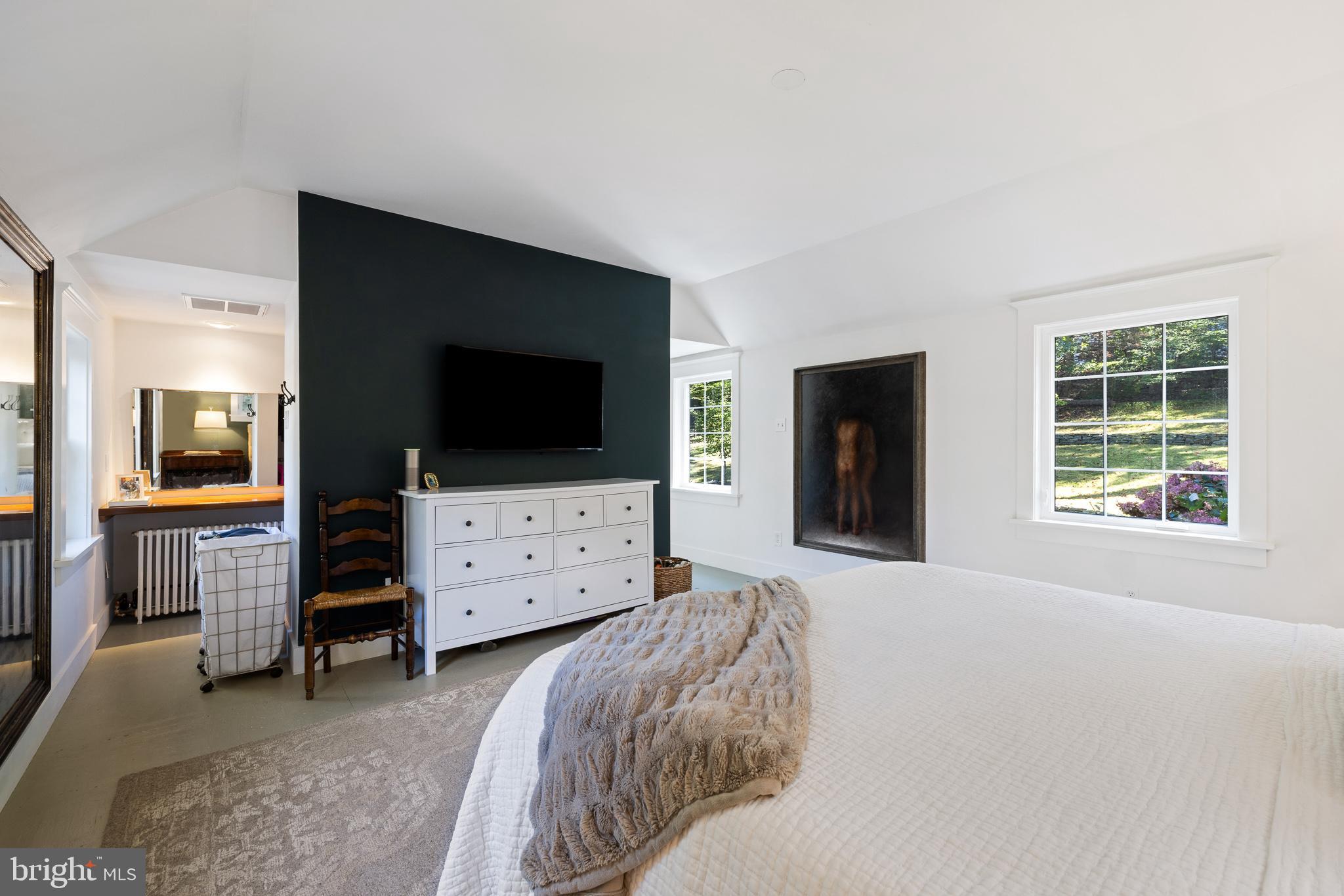 106 Manchester Road Media, PA 19063 - Photo 23 of 34 a bedroom with furniture and flat screen tv