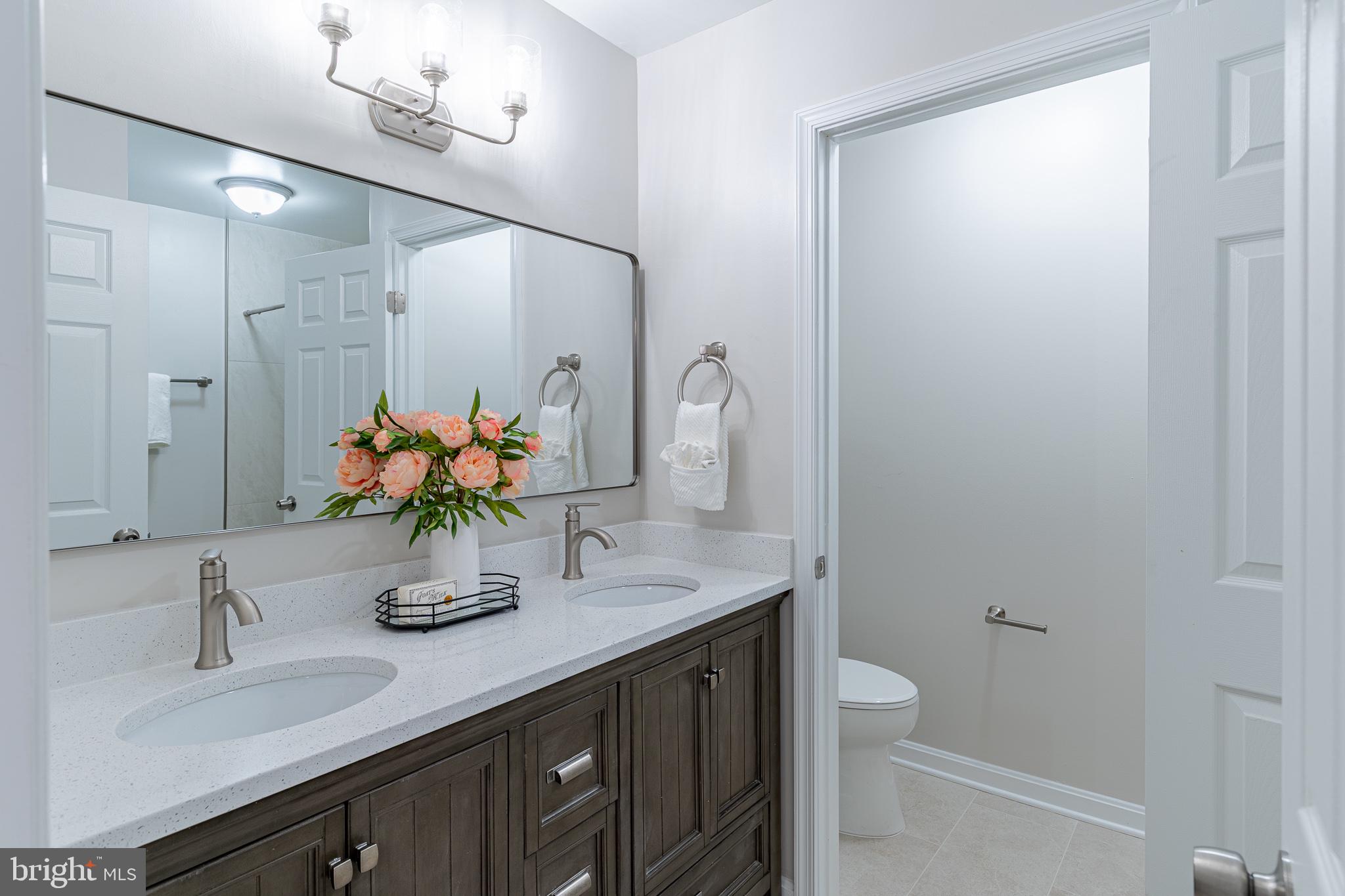 114 Gentlebrook Road Owings Mills, MD 21117 - Photo 11 of 20 Elegant dual-sink primary bathroom.