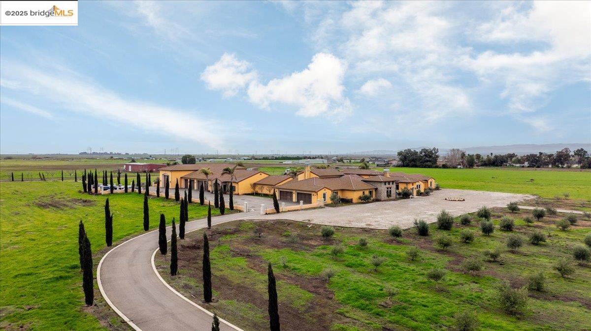 a view of a swimming pool and lake view