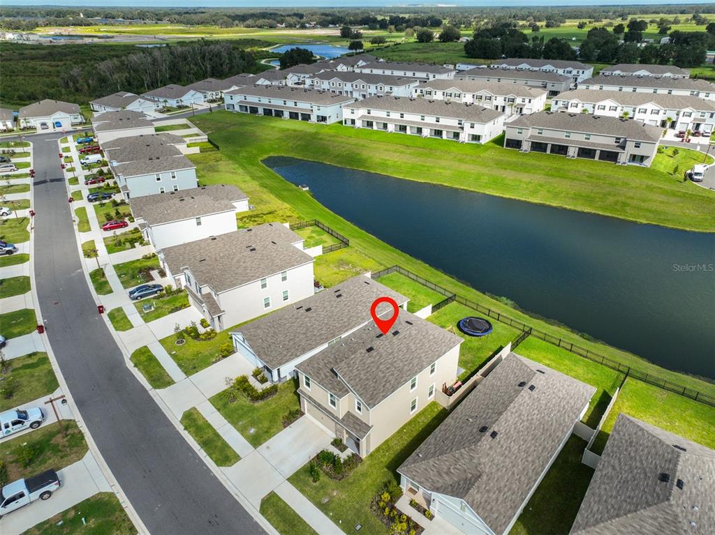 3528 Maple Grv Way Plant City, FL 33565 - Photo 45 of 51 an aerial view of a house with a ocean view