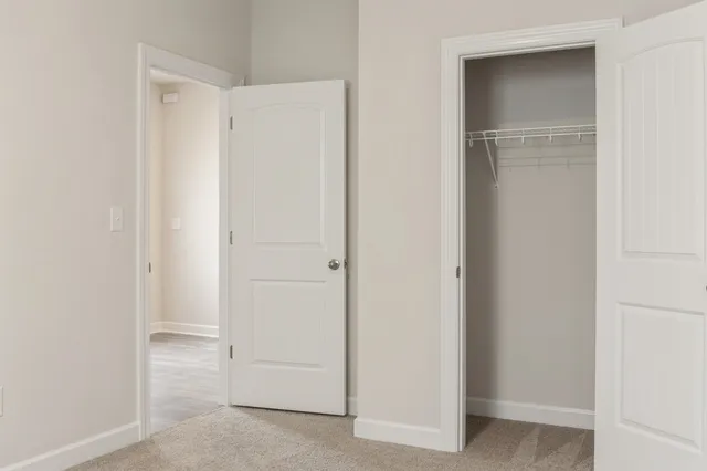 a view of closet area