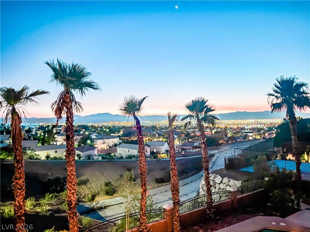 861 Majestic Ridge Court Henderson, NV 89052 - Photo 67 of 68 Water view with nearby suburban area and a mountainous background