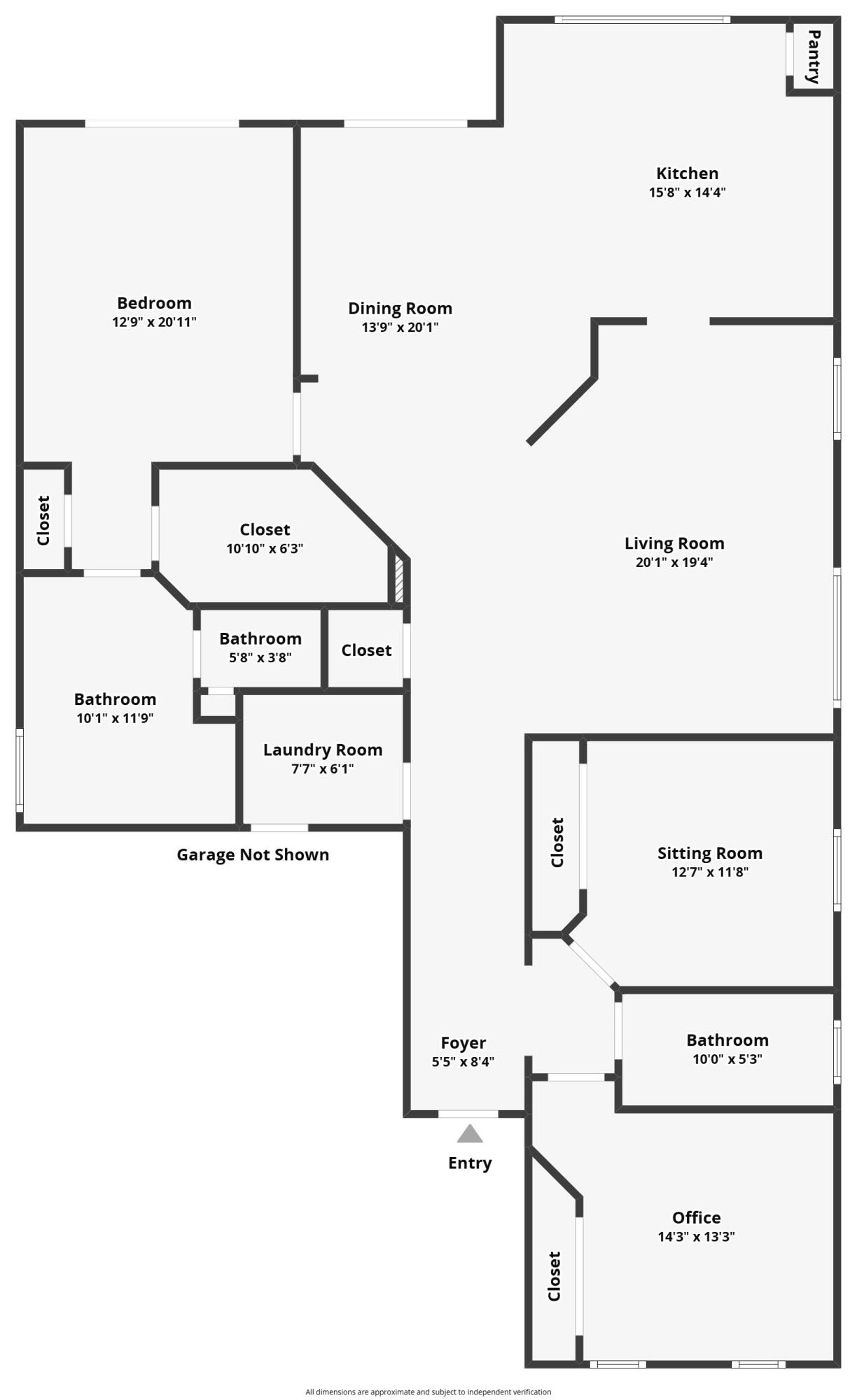 1231 Southeast Kirk Street Stuart, FL 34997 - Photo 46 of 46 Floorplan
