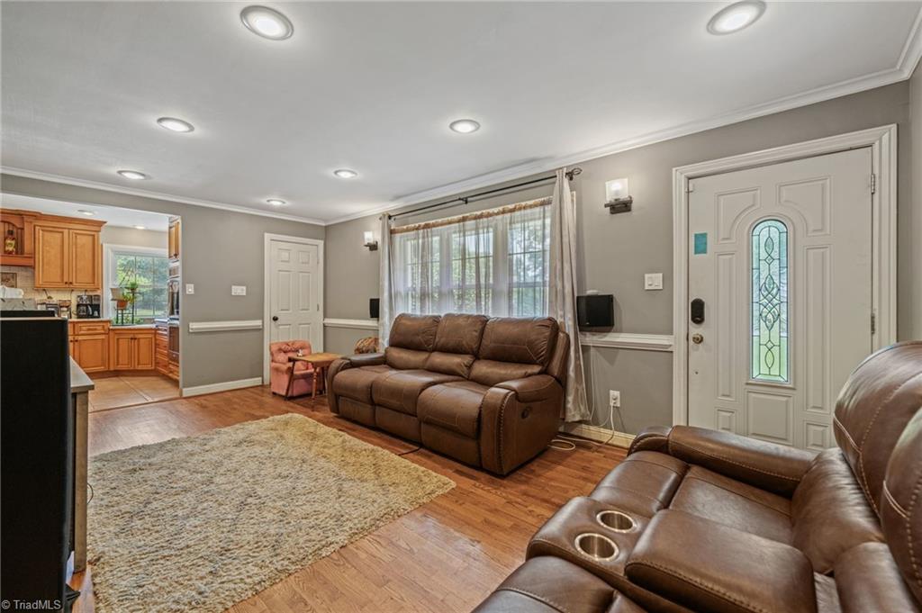 1625 Grooms Road Reidsville, NC 27320 - Photo 9 of 50 As you enter the home, kitchen is on the left as you walk through living room.