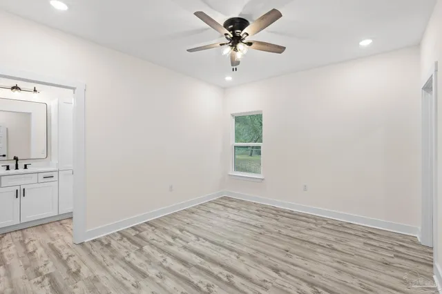 a view of small space with racks on the wall