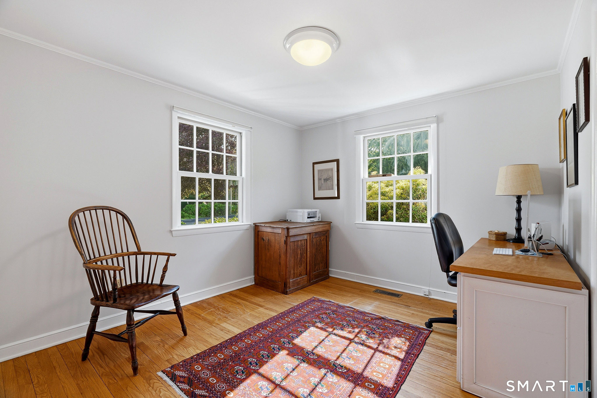 118 Bill Hill Road Lyme, CT 06371 - Photo 24 of 38 Third bedroom on main level currently used as an office.