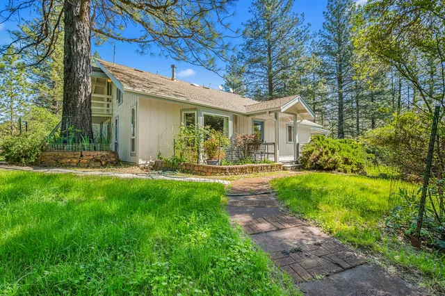 a view of a house with a porch