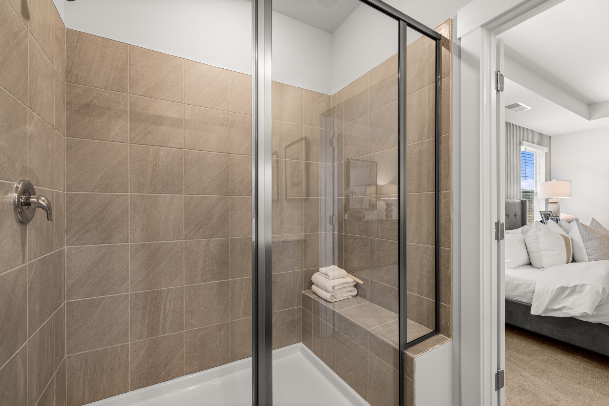 2408 Williams Rdg Drive Columbia, TN 38401 - Photo 21 of 44 a bathroom with a shower and mirror