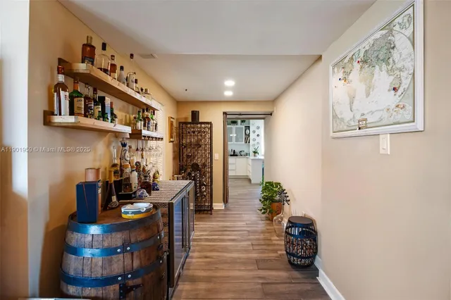 a view of balcony with couch