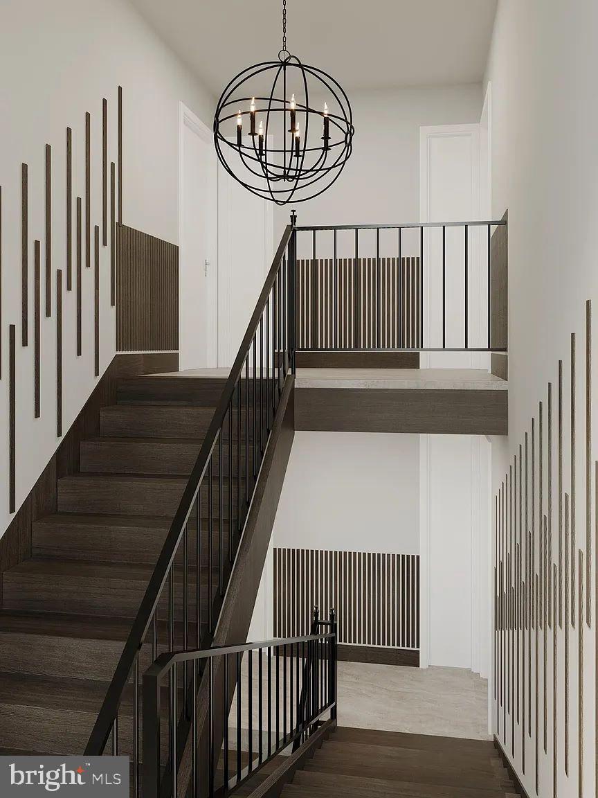 4002 Linkwood Road, Unit F Baltimore, MD 21210 - Photo 15 of 16 Interior Building Stairway