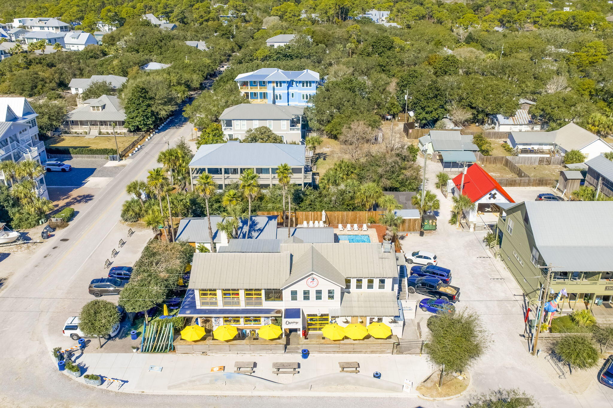 6 Hotz Avenue Santa Rosa Beach, FL 32459 - Photo 62 of 85 Chiringo Restaurant on the corner