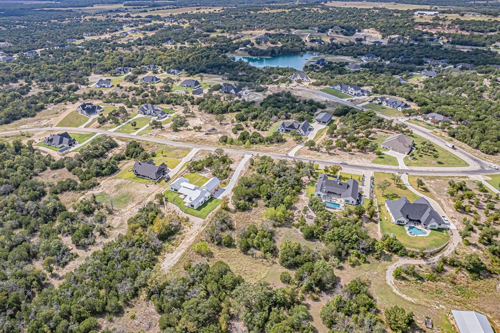 Lot 330 Sweeney Way Weatherford, TX 76087 - Photo 11 of 21 Aerial view of property and surrounding area featuring nearby suburban area and a nearby body of water