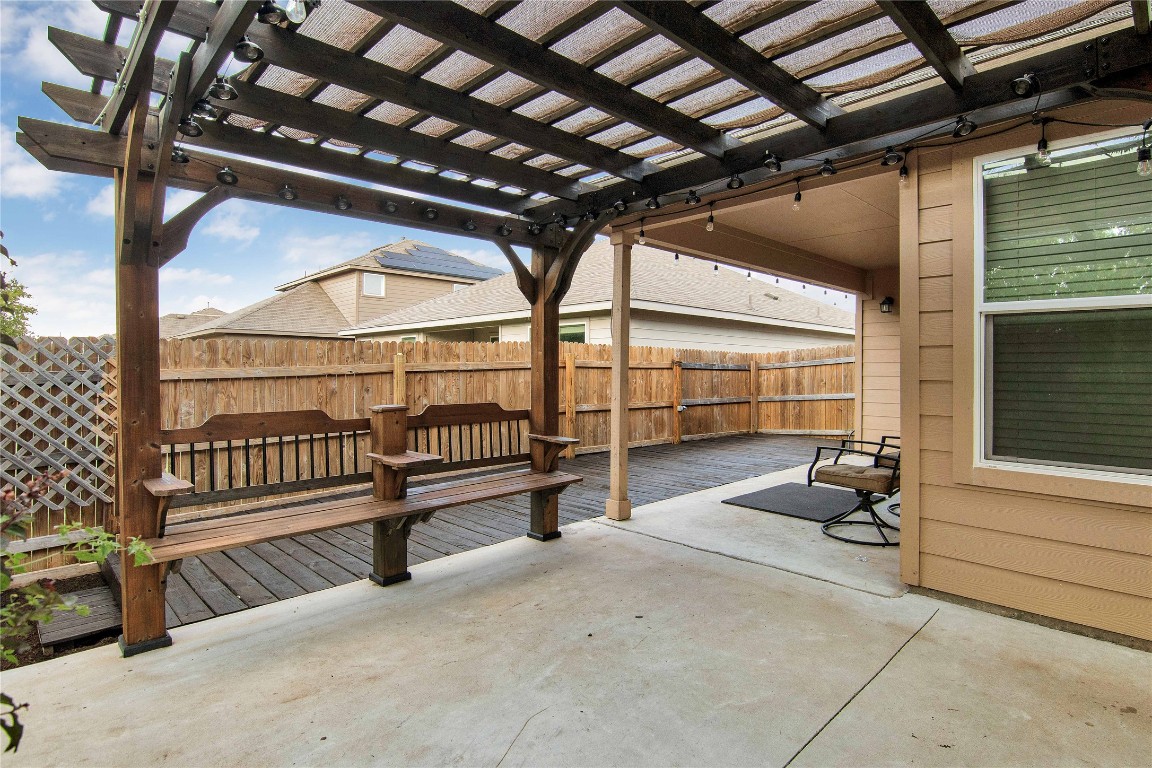 704 Red Tails Drive Austin, TX 78725 - Photo 33 of 37 a view of a porch with furniture