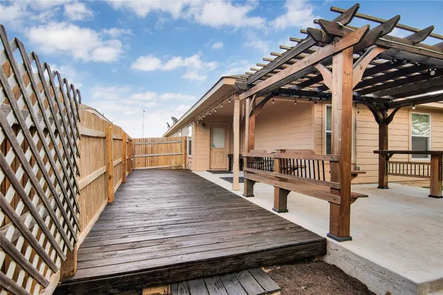 a view of deck with patio