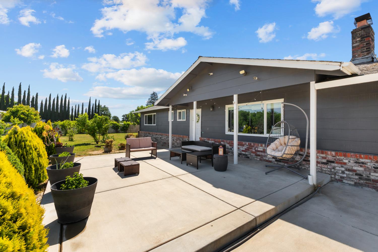 2409 Rio Oso Road Rio Oso, CA 95674 - Photo 47 of 67 a outdoor space with patio furniture and potted plants
